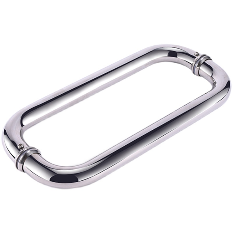 Glass Door Hinge - 1 Pasang Pegangan Pintu Kaca Baja